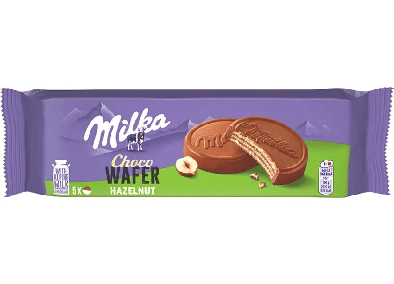 Вафлі Milka Choco Wafer Hazelnut 150 г (3182879140)