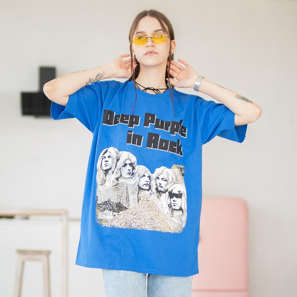 Футболка унисекс Deep Purple In Rock L Синий (00000001896) Футболка унисекс Deep Purple In Rock L Синий (00000001896)