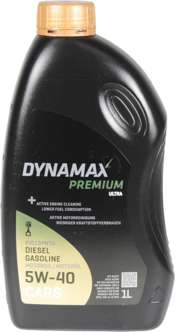 Моторное масло Dynamax Ultra 501602 бензин/дизель 5W-40 1 л (1400988)