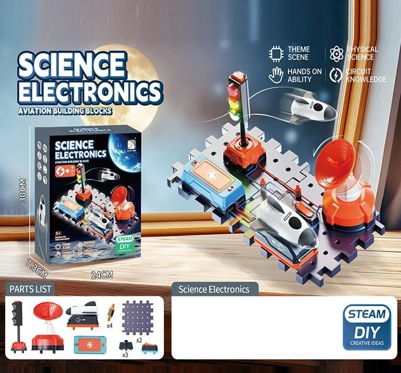 Конструктор електронний SD 602 підсвічування запускач в коробці - фото 2 Конструктор електронний SD 602 підсвічування запускач в коробці - фото 2