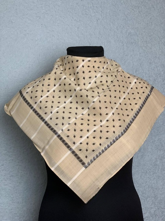 Платок шерстяной Бежевый (29439582)