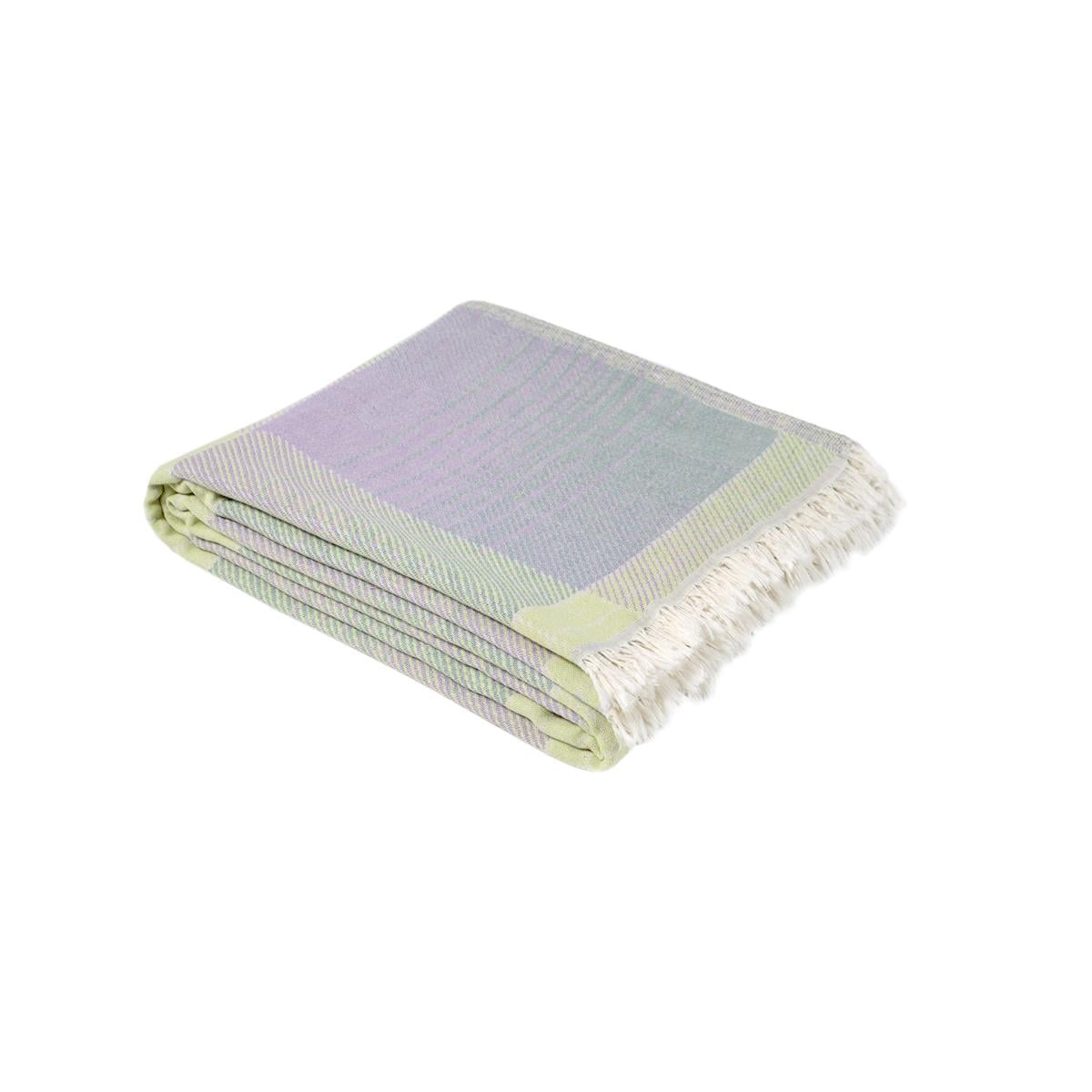 Покрывало Lotus Home Checked Madras 190х225 см Зеленый (26668183)