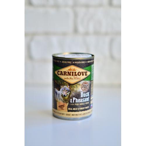 Корм влажный Carnilove Duck&Pheasant для собак утка и фазан 400 г - фото 6 Корм влажный Carnilove Duck&Pheasant для собак утка и фазан 400 г - фото 6