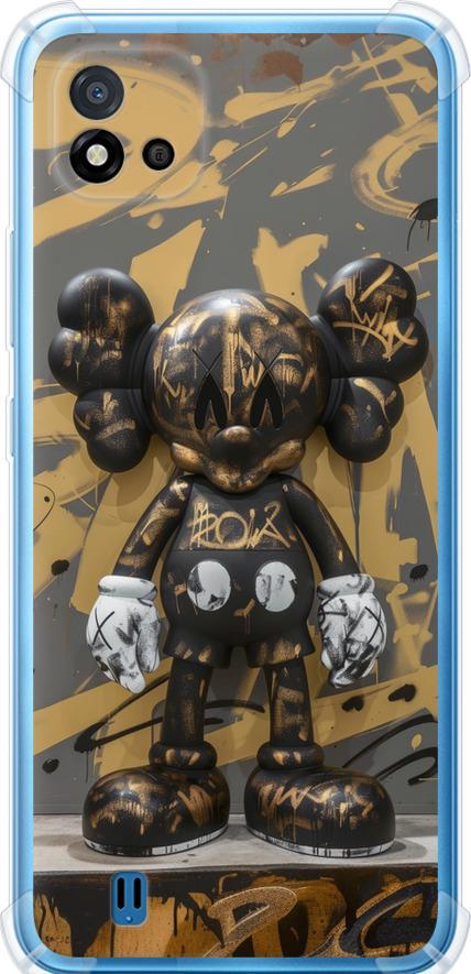 Чехол на Realme C20A Bronze kaws (6097sp-2416-42517) Чехол на Realme C20A Bronze kaws (6097sp-2416-42517)