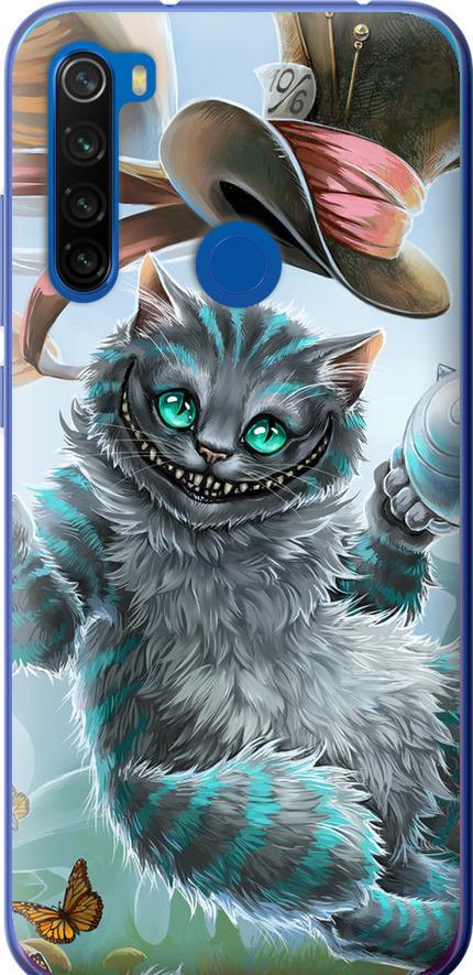 Чехол на Xiaomi Redmi Note 8T Чеширский кот 2 (3993u-1818-42517)