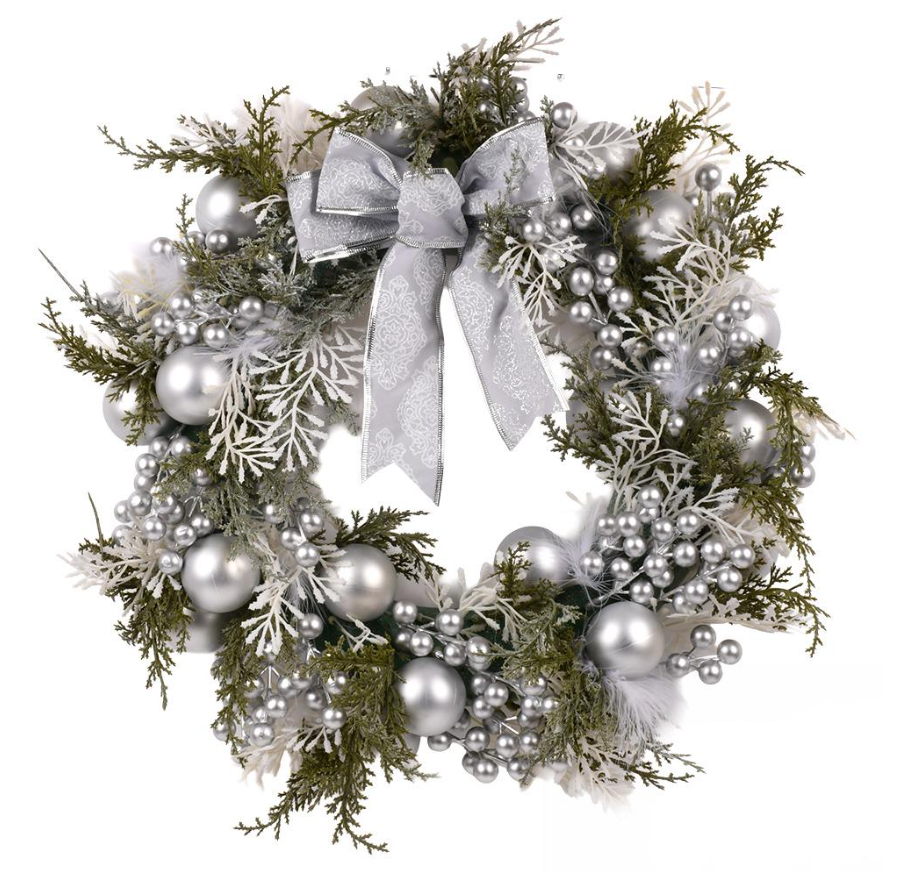 Декор рождественский Венок 40 см (R33924) - фото 1 Декор рождественский Венок 40 см (R33924) - фото 1