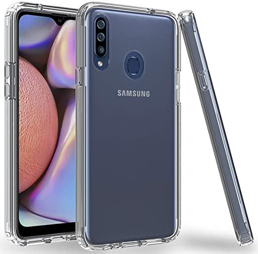 Чехол Silicone Case WS Samsung A20s (A207) Прозрачный