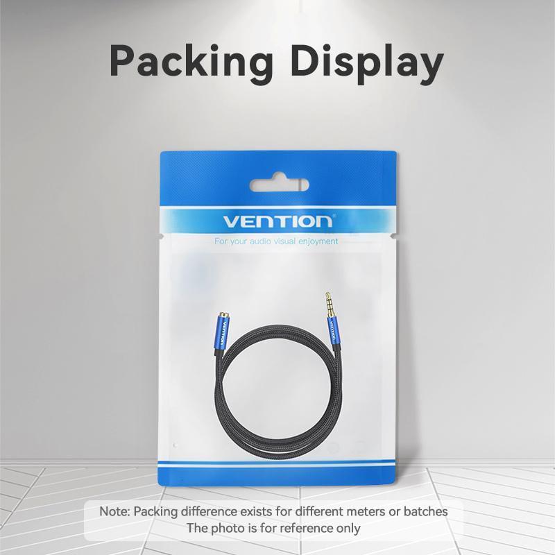 Кабель Vention 3.5 мм minijack-3.5 мм minijack стерео AUX 4-пиновый TRRS 3 м Черный (BHCLI) - фото 15 Кабель Vention 3.5 мм minijack-3.5 мм minijack стерео AUX 4-пиновый TRRS 3 м Черный (BHCLI) - фото 15