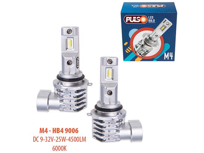 Лампи автомобільні LED Pulso HB4 9006 9006 6000K M4 - фото 2