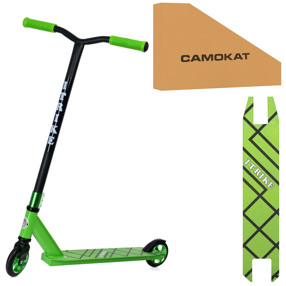 Самокат iTrike SR 2-066-6-GR Зеленый - фото 2 Самокат iTrike SR 2-066-6-GR Зеленый - фото 2