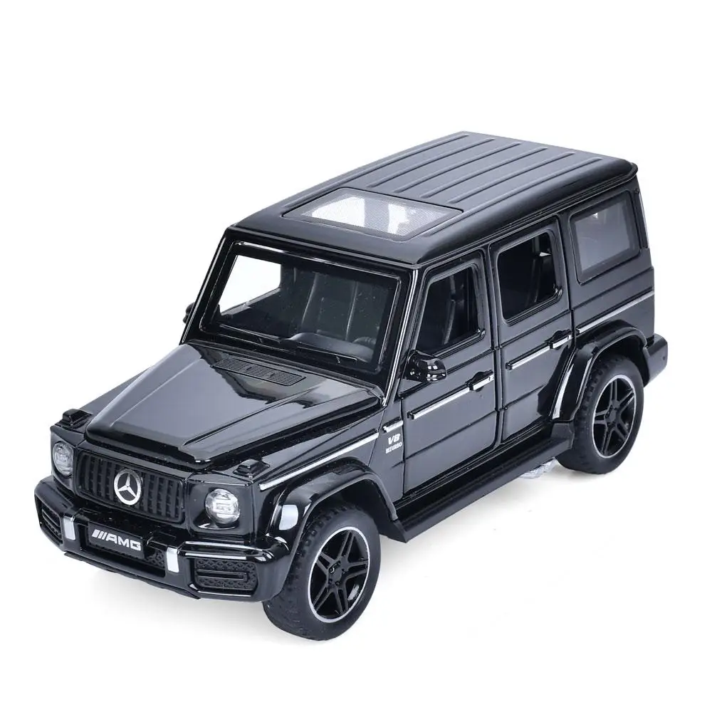 Игрушечная машинка металлическая 1:32 Mercedes-Benz AMG G63 15 см дверь/капот открывается звук/свет (11030B)