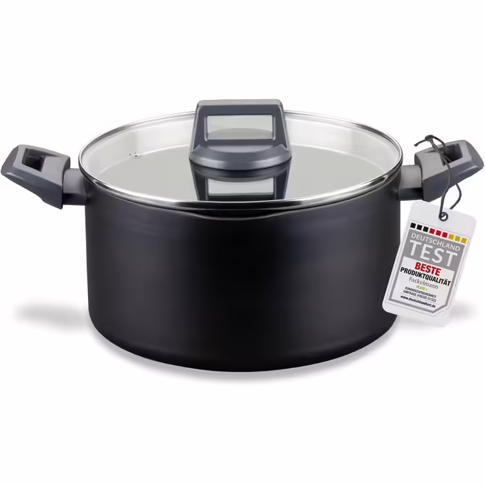 Кастрюля Fackelmann Statement 24 см 5 л Черный