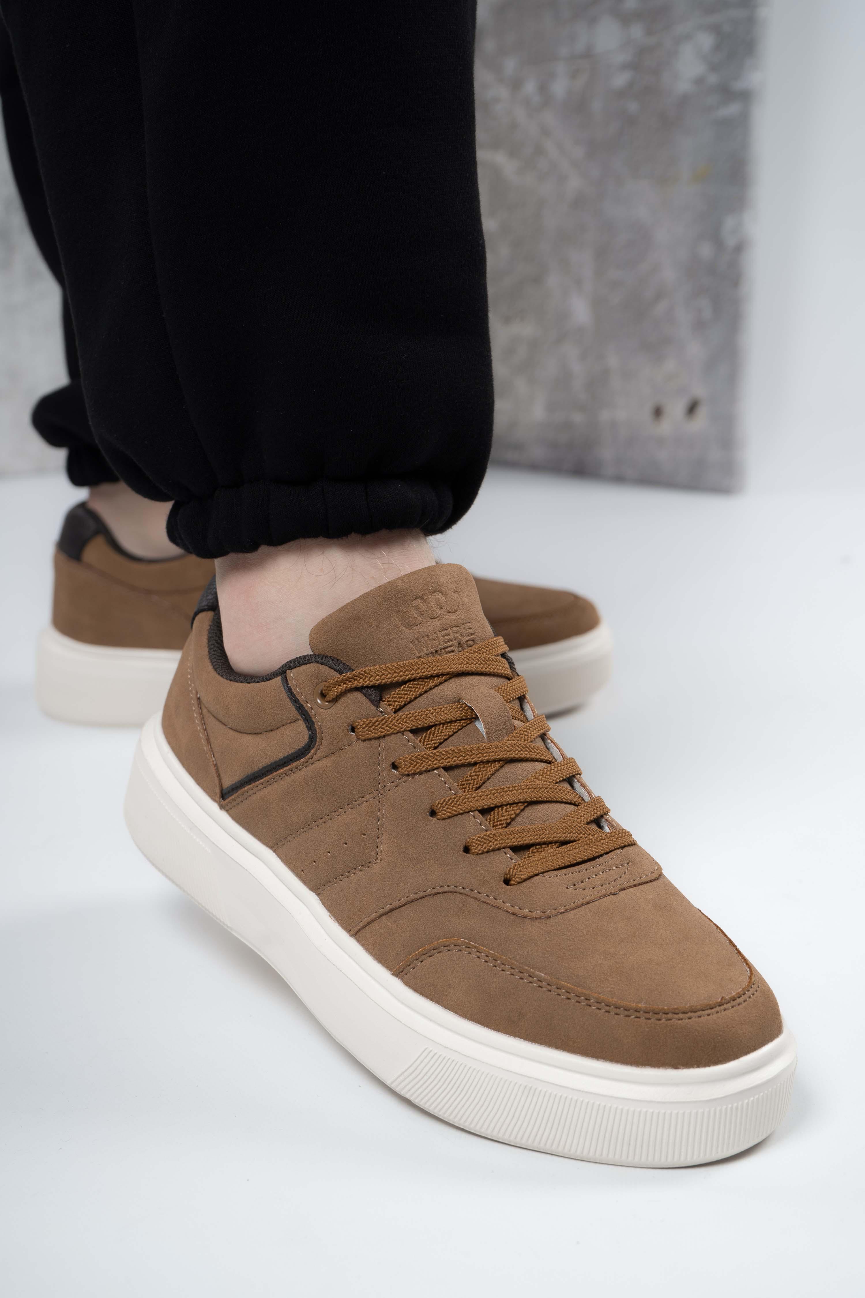 Кеды мужские Where Uwear демисезонные 346907 р. 42 Коричневый (346907_42)
