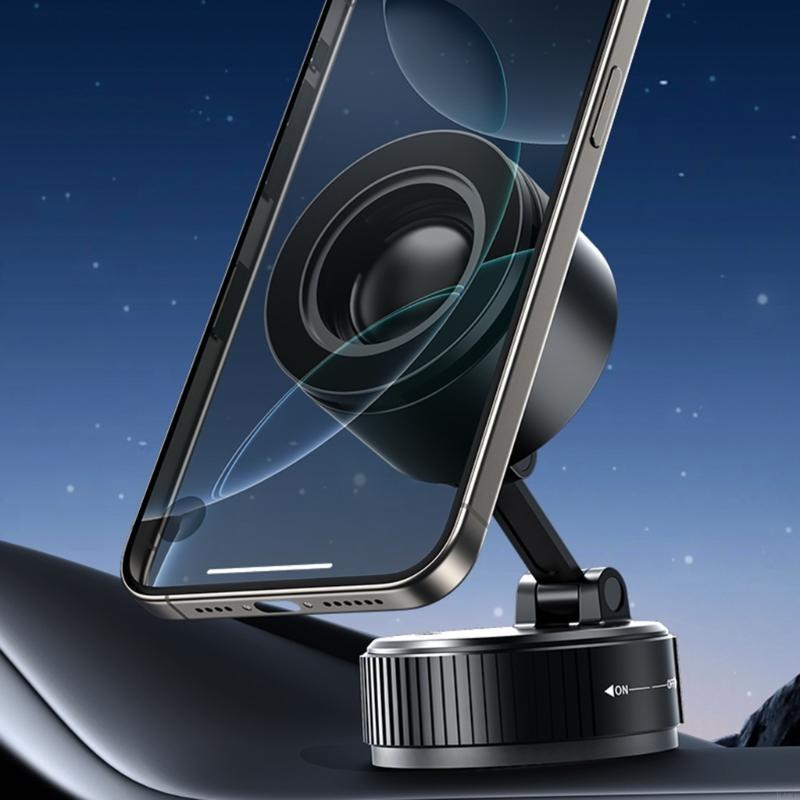 Магнітний автотримач з bluetooth колонкою для сматрфонів Fast Holder Pro 10 на присосці FH-10187 Black (784780698) - фото 4