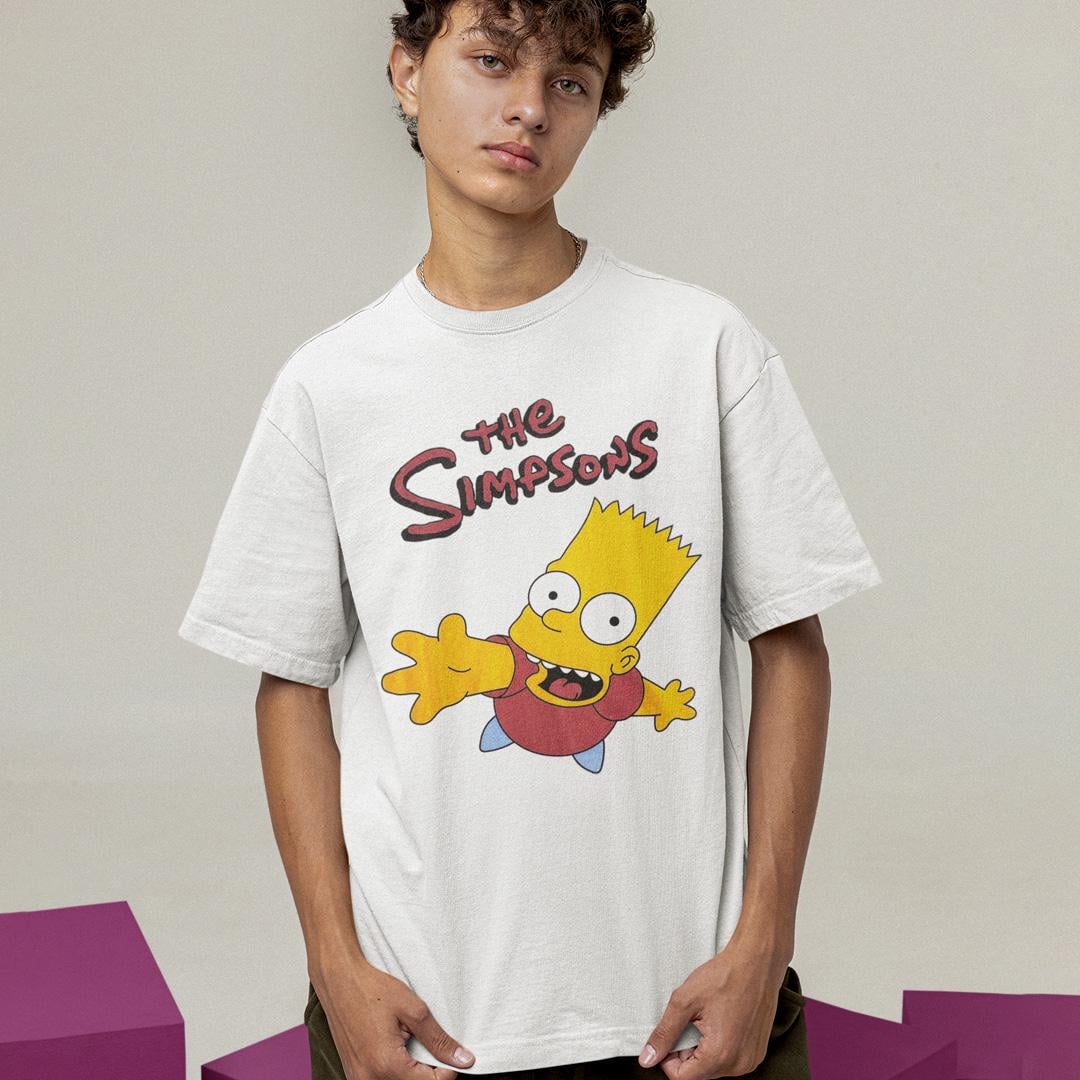 Футболка унісекс The Simpsons Bart XS Білий (0000013878)