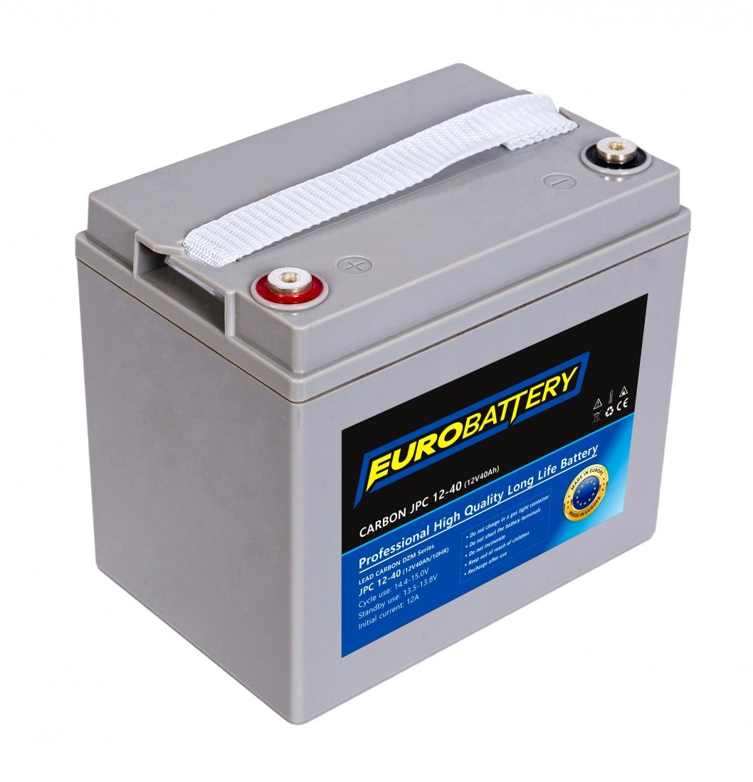 Аккумулятор для ИБП EuroBattery JPC12-40 DZM карбоновый 12V 40 Ач (670)