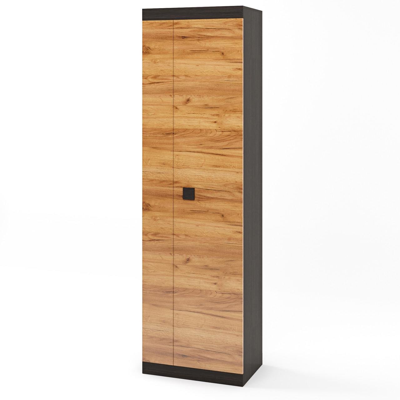 Шкаф распашный Эверест Соната-600 Венге темный/Дуб крафт золотой (DTM-2308)