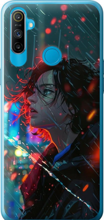 Чехол на Realme C3 Ночные огни (6096u-1889-42517)
