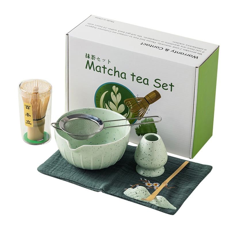 Набор для чая-матча Lesko Matcha 3125 7 пр. Green mint (25713991)