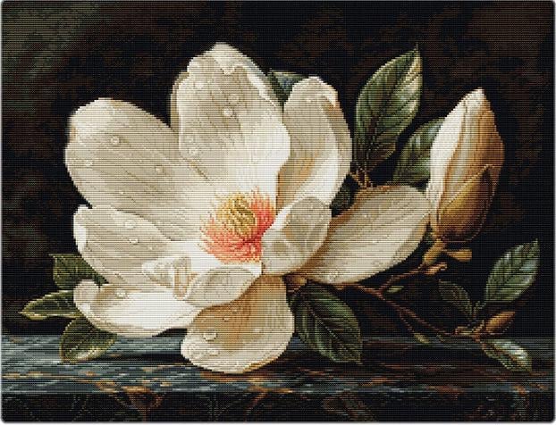 Набір для вишивання хрестиком G713 Магнолієва роса (G713)