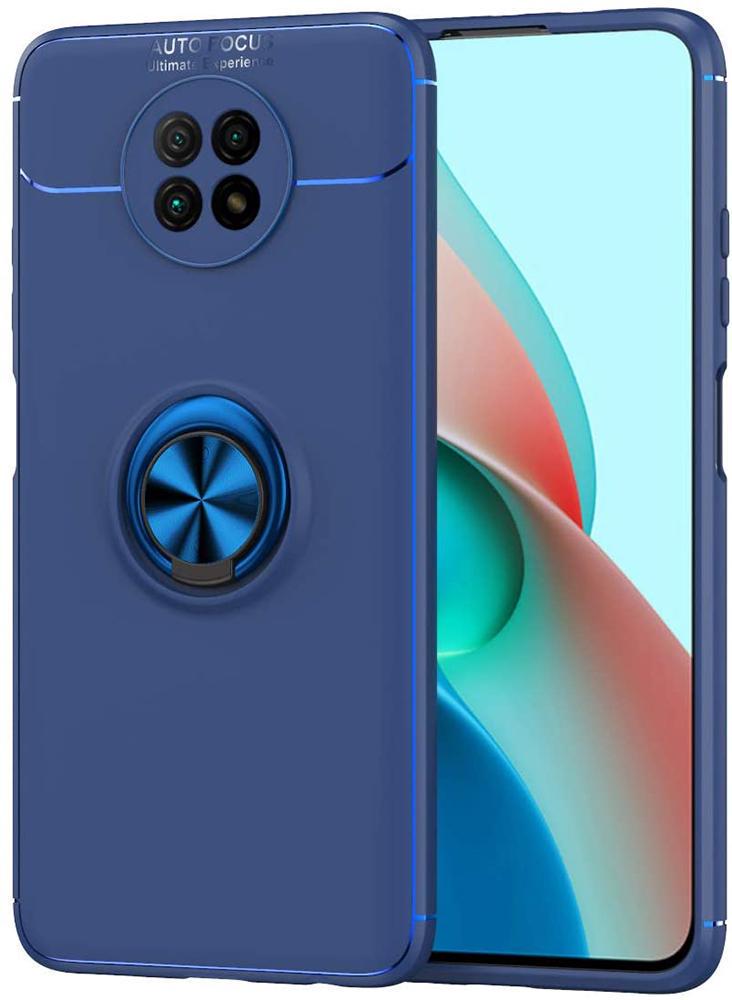Чехол с кольцом Auto Focus для Xiaomi Redmi Note 9T Blue (20984-28)