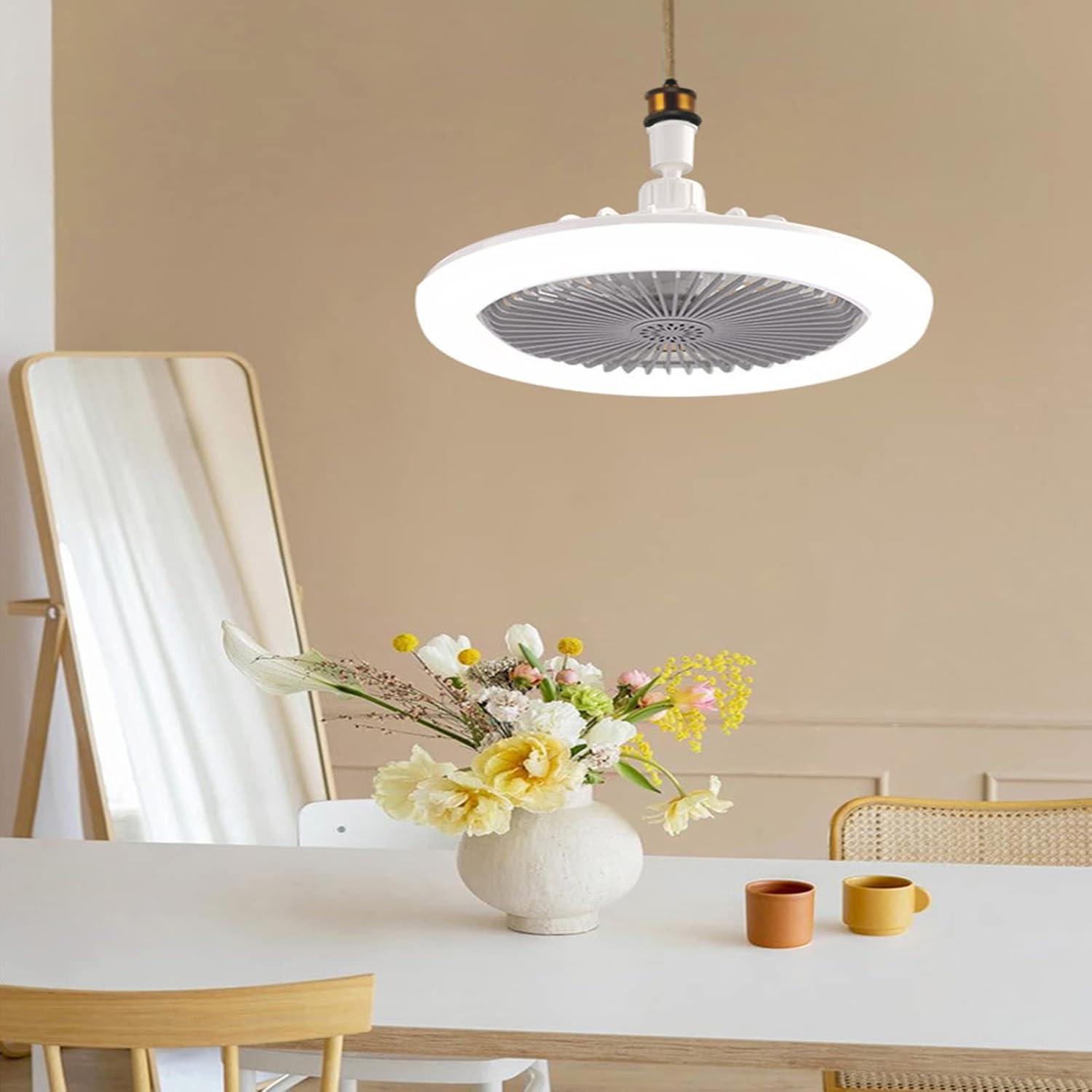 Лампа-вентилятор в патрон Led Multi-Function Fan Light LK22 без пульта - фото 7