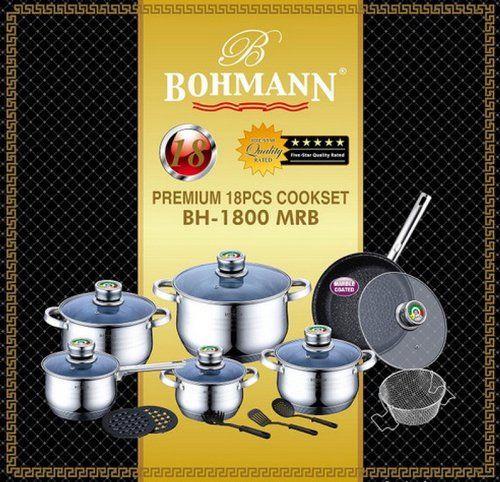 Набор посуды Bohmann BH 1800 MRB 19 пр. (1640681239) - фото 3