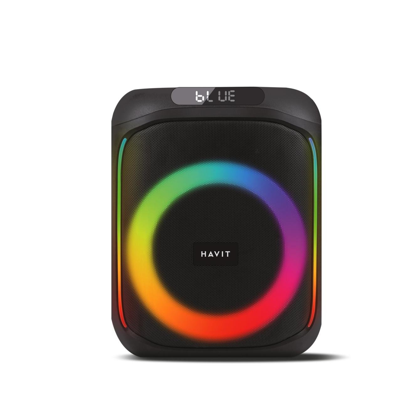 Портативная колонка с микрофоном Havit SQ146BT 60W RGB Black (SQ146BT) - фото 3
