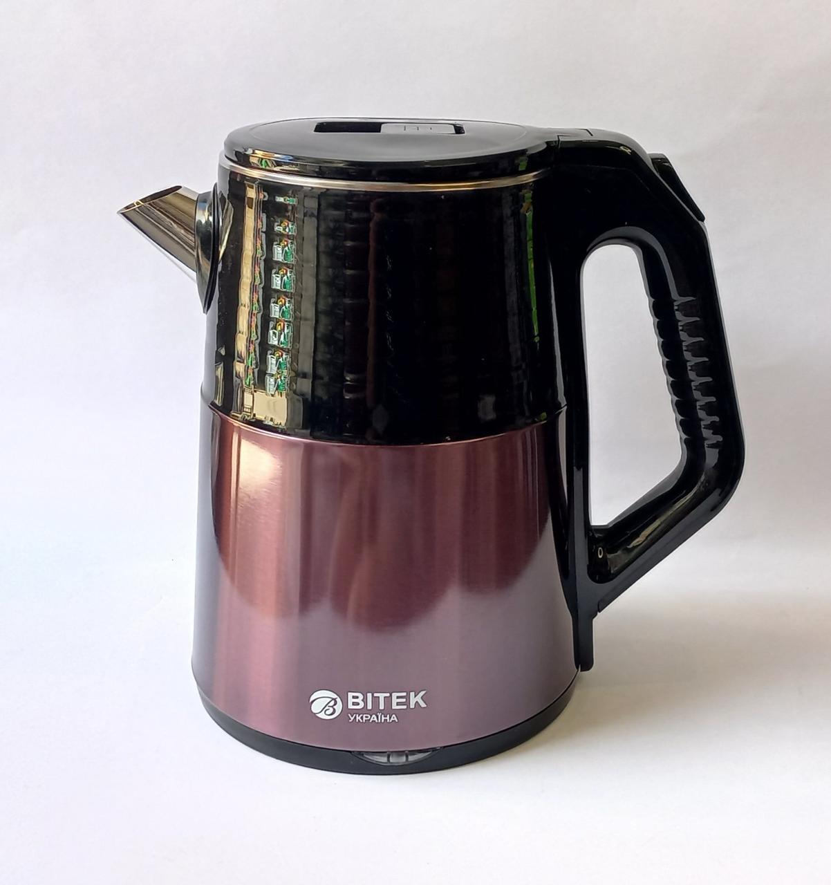 Чайник электрический BITEK 2000 Вт 2,5 л (BT-7819) - фото 8 Чайник электрический BITEK 2000 Вт 2,5 л (BT-7819) - фото 8