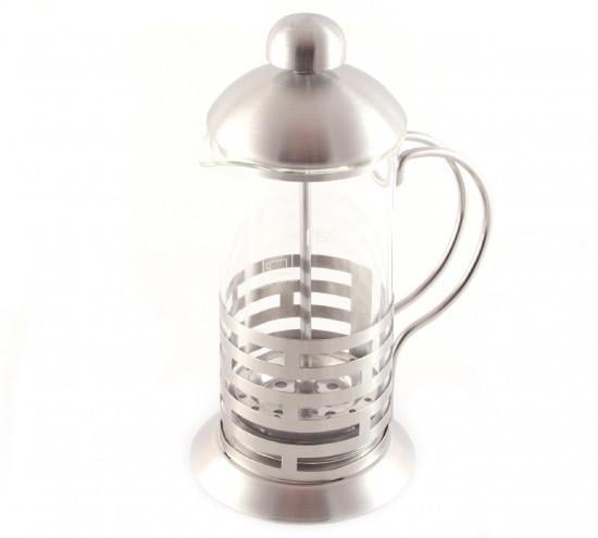 Френч-прес з поршнем Fissman Oasis 12x8x19 см 350 мл із боросилікатного скла (FP-9011.350)