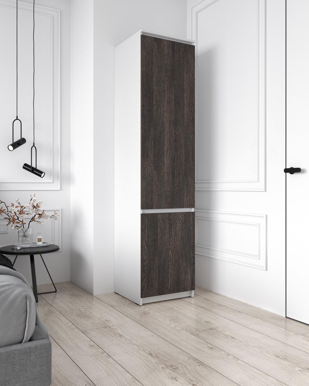 Шкаф-пенал Т-218 со штангой 500x498x2117 мм Белый/Аруша