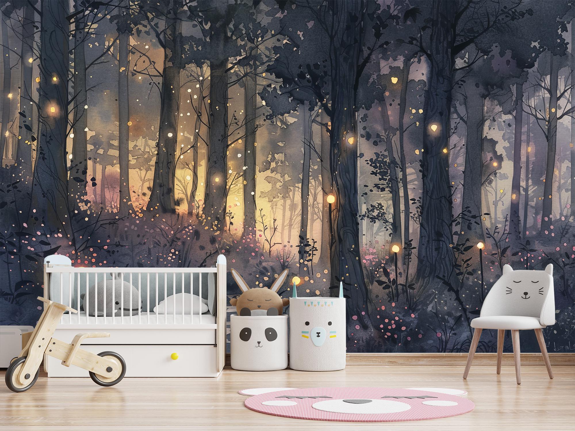 Фотообои флизелиновые Upstream Волшебный лес в сиянии 180х120 см (S5KID-072/2) - фото 5 Фотообои флизелиновые Upstream Волшебный лес в сиянии 180х120 см (S5KID-072/2) - фото 5