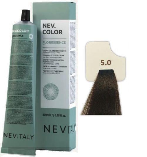 Фарба для волосся Nevitaly Floressence Color 5/0 без аміаку 100 мл