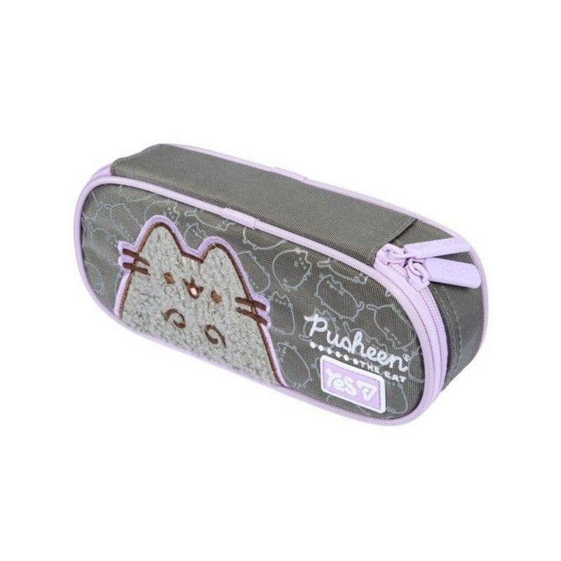 Пенал м'який YES PH-30 Pusheen на 1 відділення Gray (533763)