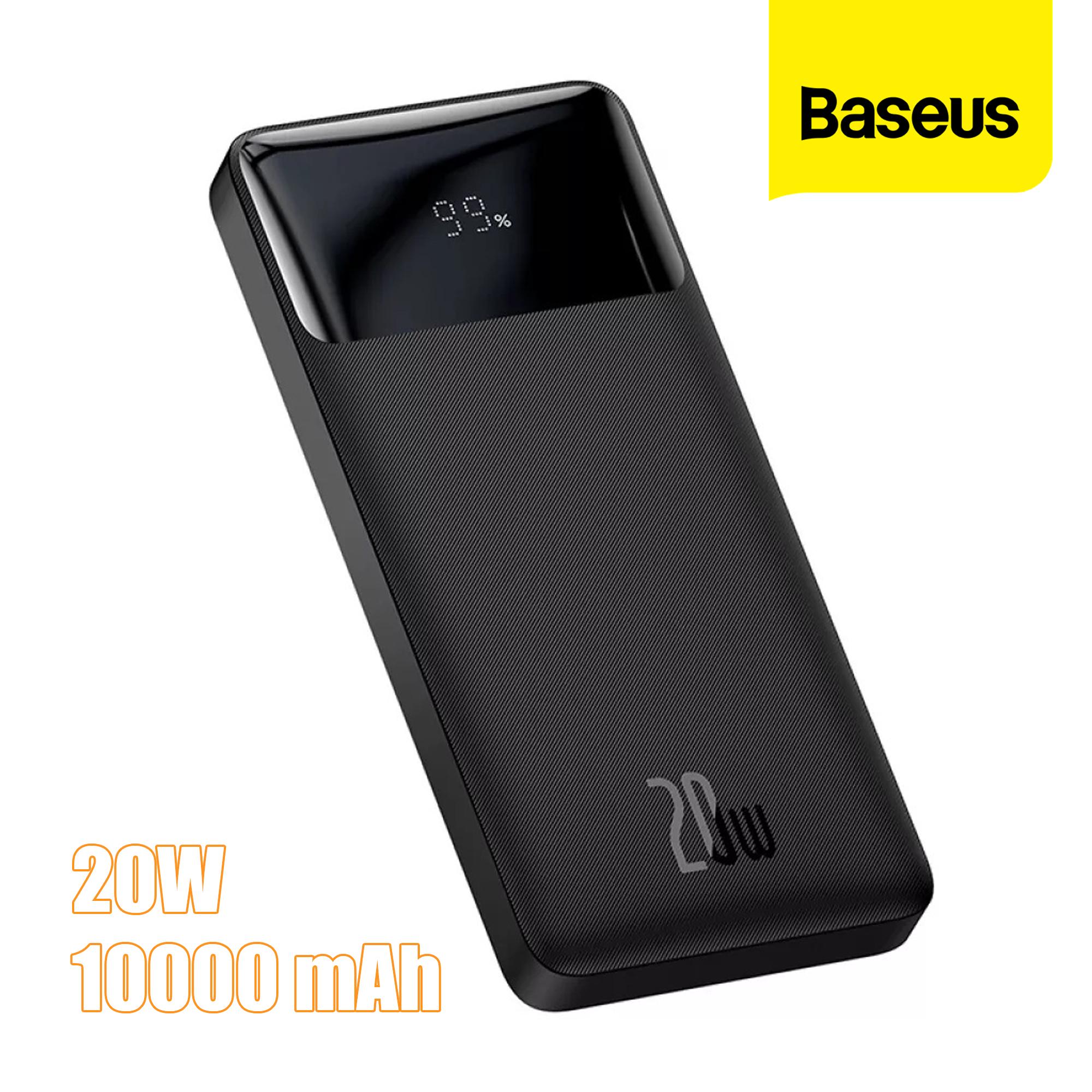 Аккумулятор внешний Baseus Bipow Digital Display 3A QC3.0+PD3.0 2USB+Type-C 10000 mAh 20 W Черный - фото 8