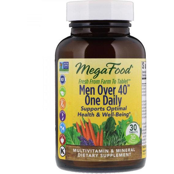 Вітамінно-мінеральний комплекс MegaFood Men Over 40 One Daily 30 Tabs