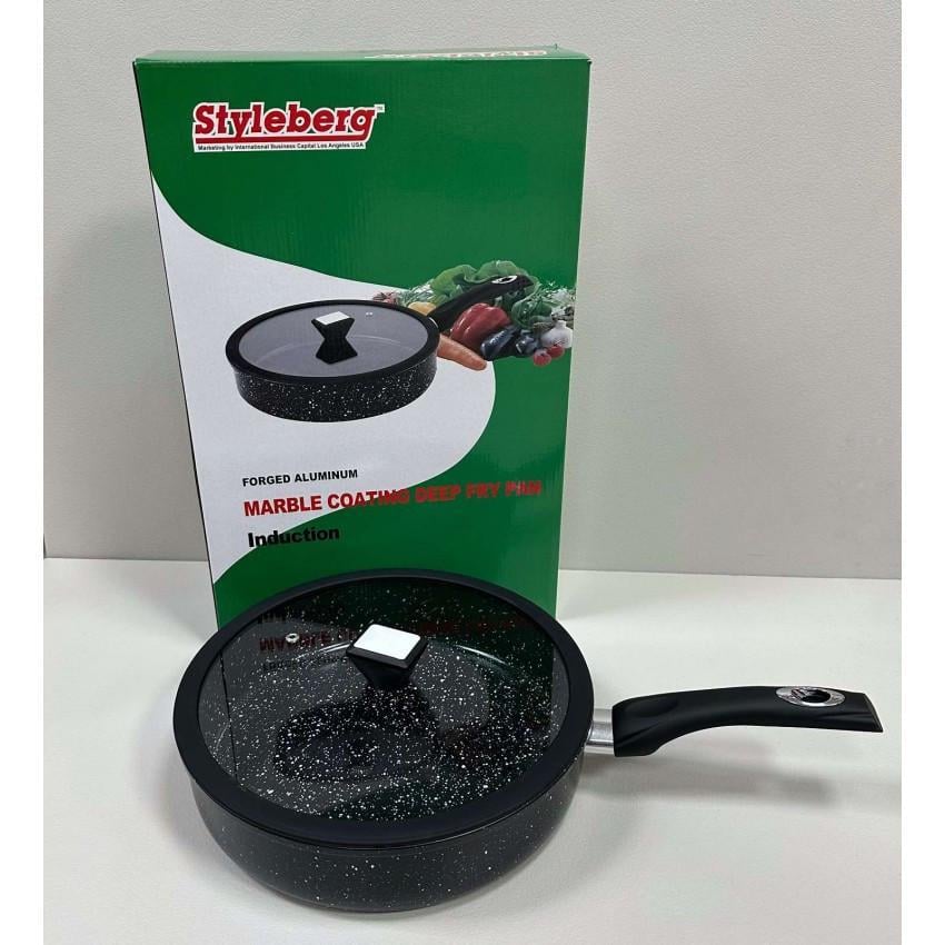 Сковорода глубокая Styleberg 1506 с гранитным покрытием d 24 см (2820089779)