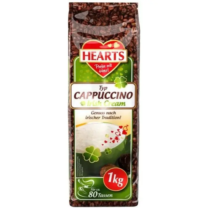 Капучино растворимый Hearts Cappuccino Irish Cream 1 кг