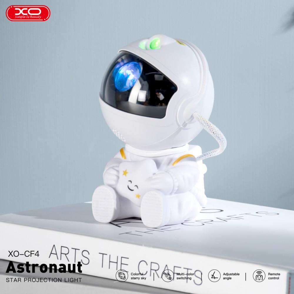 Нічник-проектор XO CF4 mini Astronaut Sky Білий (18177094) - фото 6