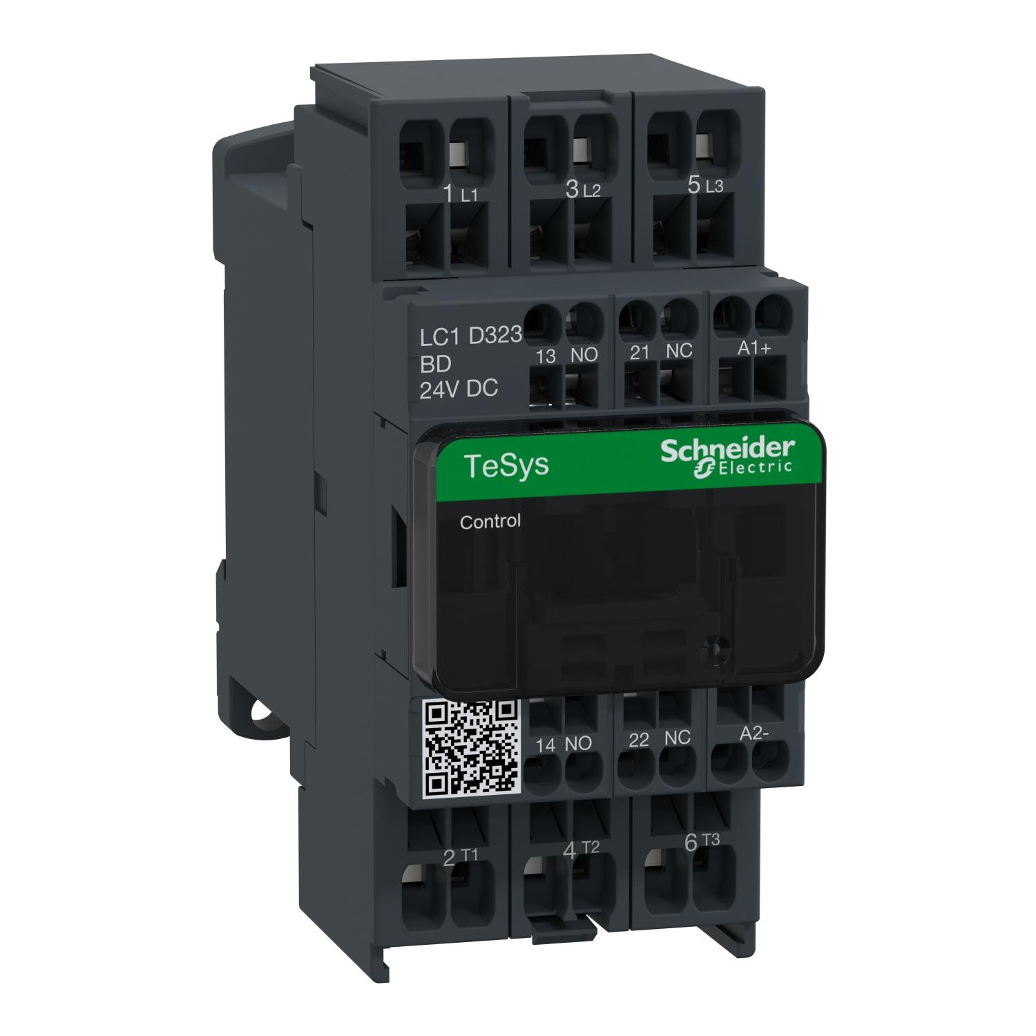 Контактор-пускатель Schneider Electric TeSys Deca 32А 24В DC 1NO+1NC з пружинними клемами (LC1D323BD) Контактор-пускатель Schneider Electric TeSys Deca 32А 24В DC 1NO+1NC з пружинними клемами (LC1D323BD)