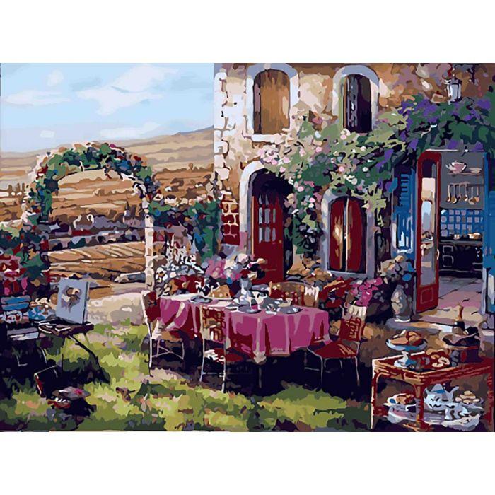 Картина по номерам Идейка "Жизнь в Провансе" 40х50 см (KHO2245)