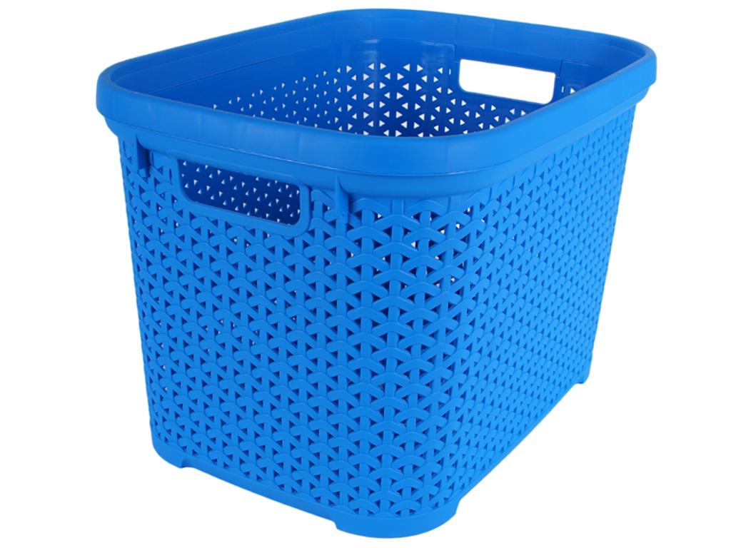 Кошик без кришки з рамкою Diomedea 30 л Блакитний (MDI-K4-439)