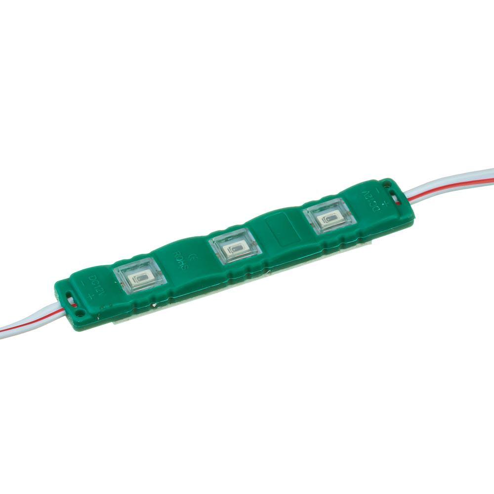 Светодиодный модуль MTK 5730-3LED-G-1W №92/5 Зеленый (27770974)