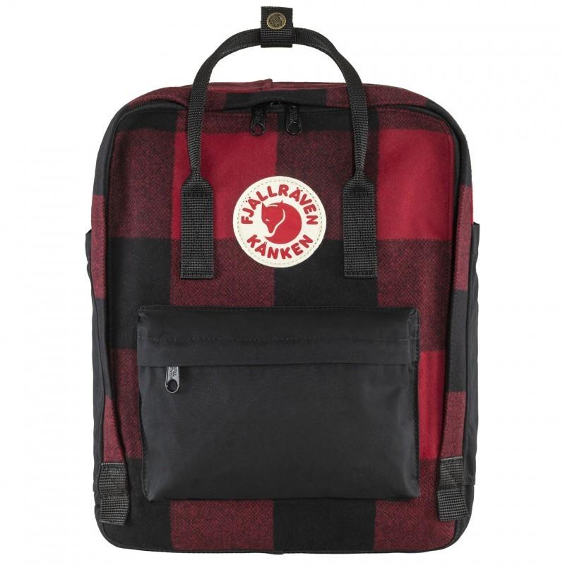 Городской рюкзак Fjallraven Kanken Re-Wool Red/Black (23330.320-550)