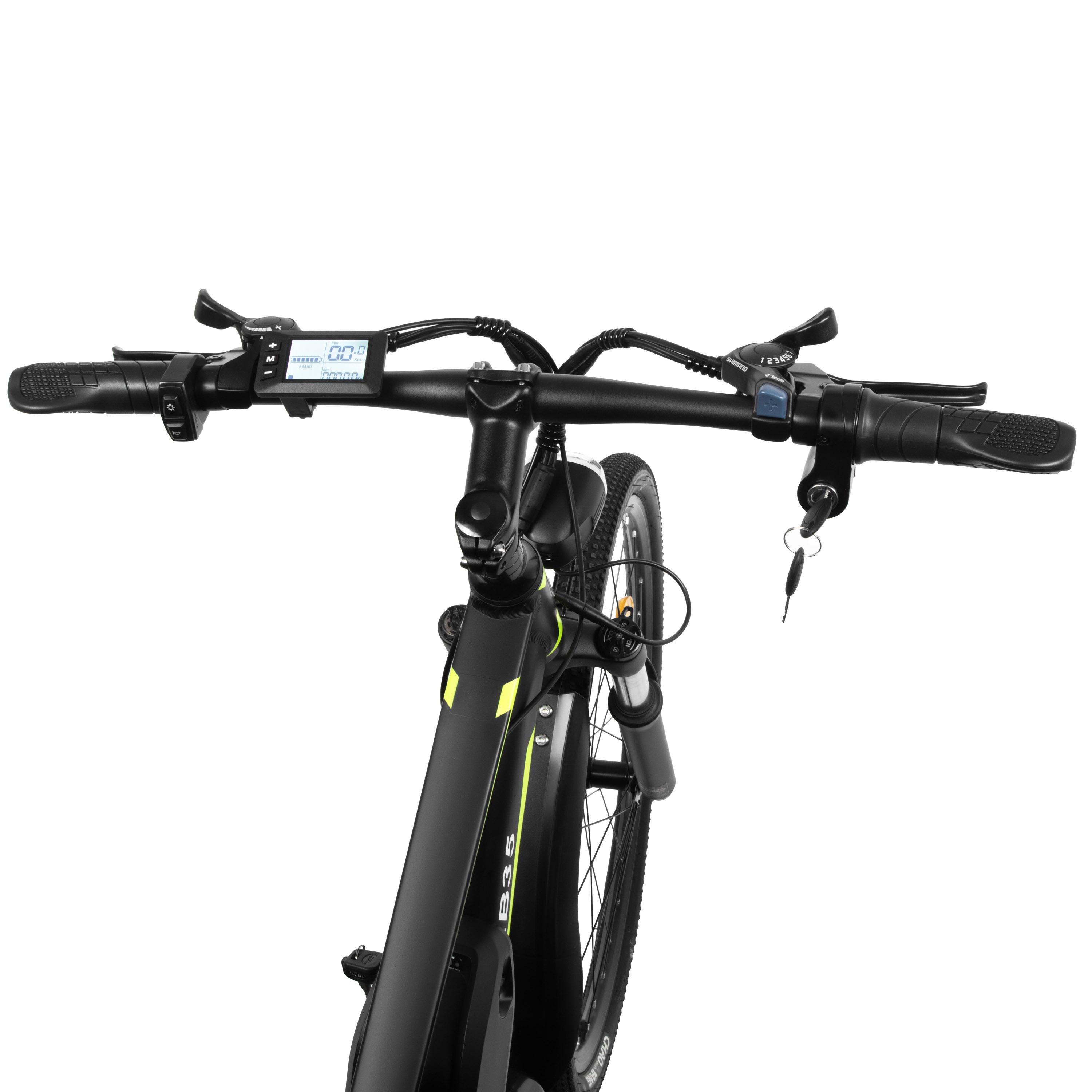 Електровелосипед 2E EB35 d коліс 27,5" 500 Вт Чорний із зеленим (5ab75c21) - фото 7