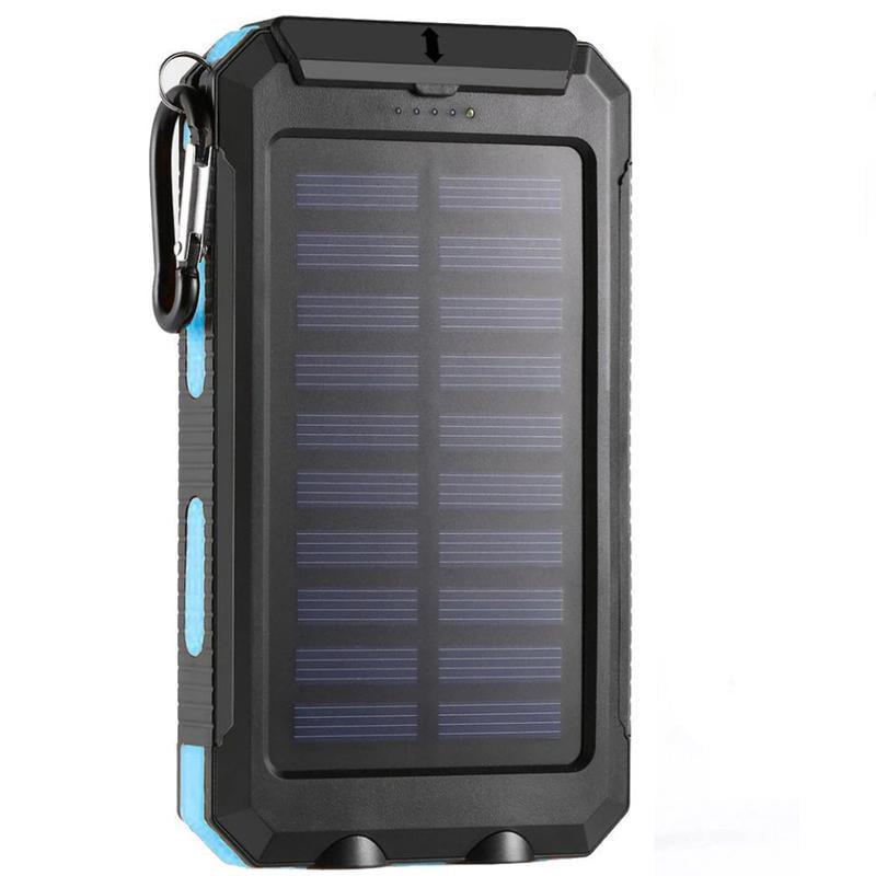 Павербанк Smart Martec 2xUSB на солнечной батарее/фонарик 20000 mAh (Power20000Sun)