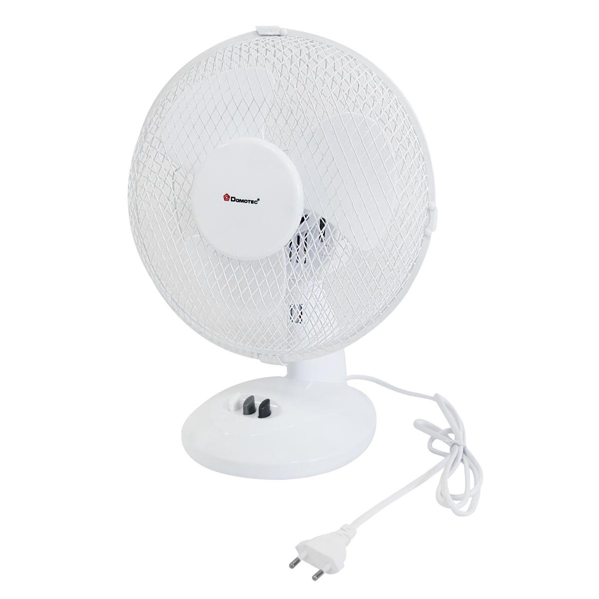 Вентилятор настольный Domotec MS-1624 30 Вт Белый (1009956)