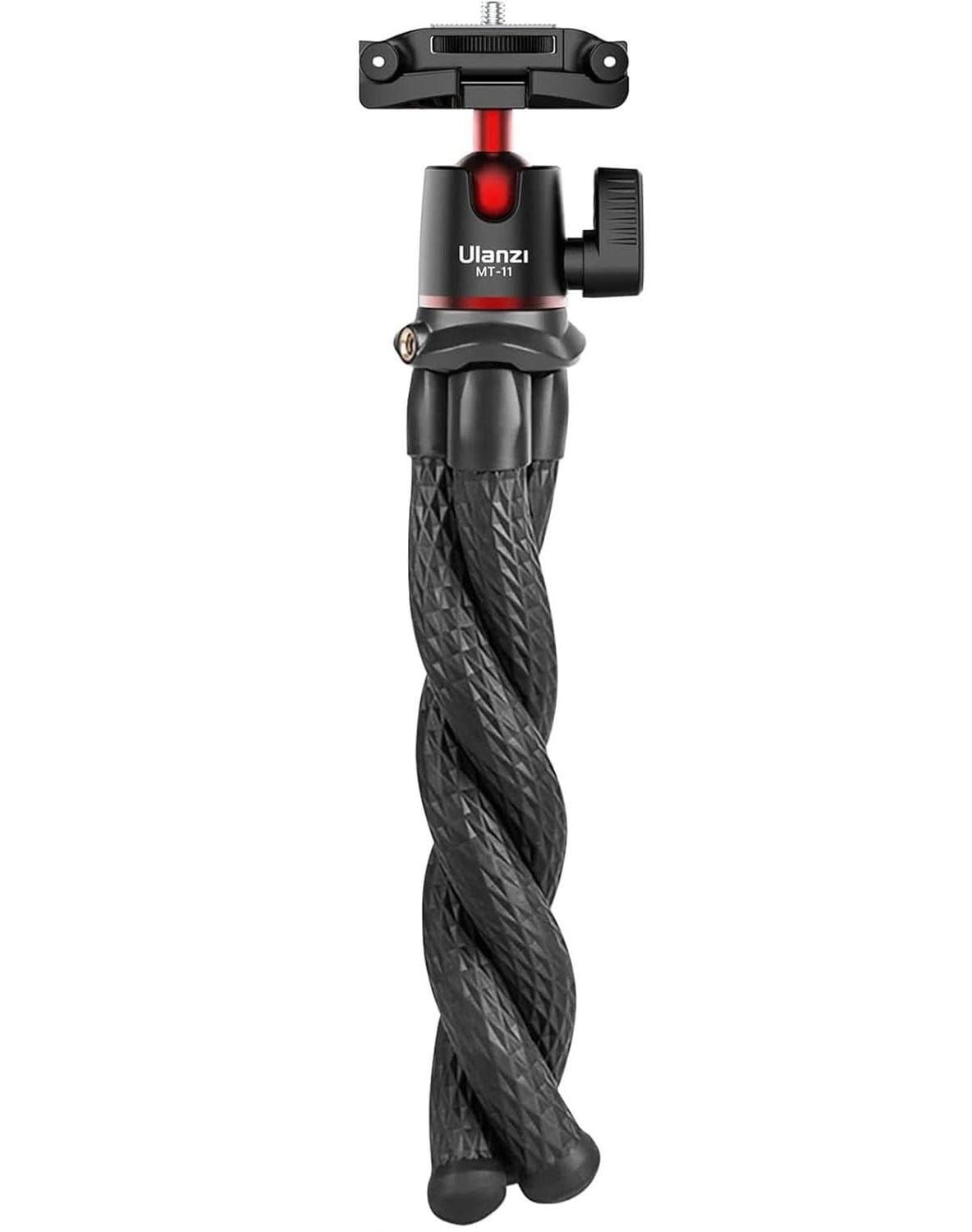 Штатив для камеры Ulanzi MT-11 с гибким держателем для телефона/холодный ботинок/винт 1/4" универсальный Black (UMT-11)