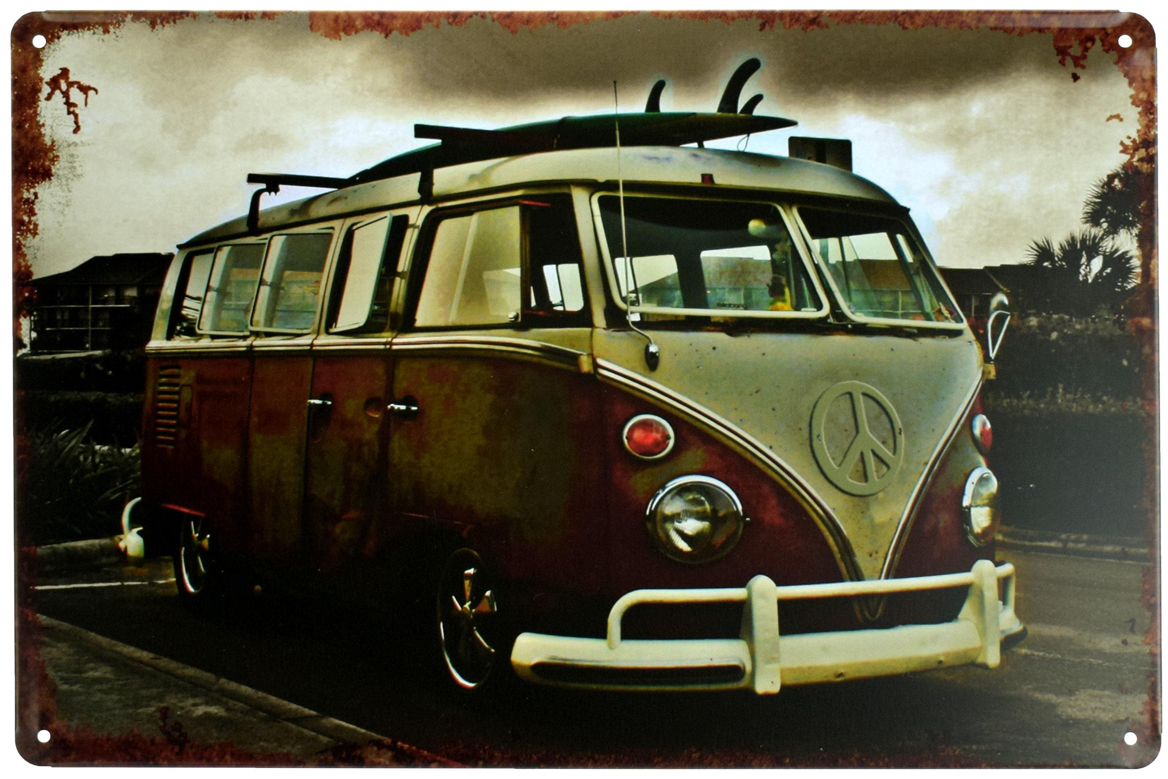 Табличка металева Volkswagen Kombi 1961 20x30 см