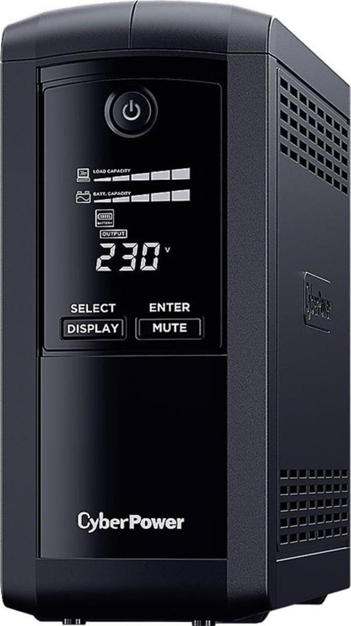 Джерело безперебійного живлення лінійно-інтерактивне CyberPower ValuePro 1000VA (VP1000EILCD)